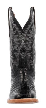 Durango Men's PRCA Collection Caiman Belly Western Boot Black Stallion DDB0470