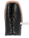 Durango Men's PRCA Collection Caiman Belly Western Boot Black Stallion DDB0470