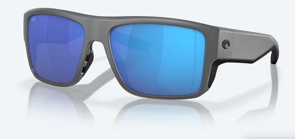 Costa Taxman Matte Gray with Blue Mirror-06S9116