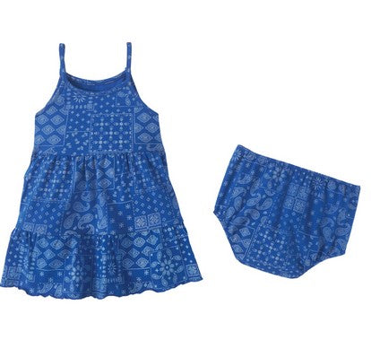 Wrangler® Baby Girl Dress - Blue Print 112346564
