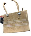 American Darling Large Suede Tote Tan in color with Concealed Carry area ADBG1553C