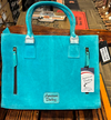 American Darling Large Suede Tote Green in color with Concealed Carry area ADBG1553A