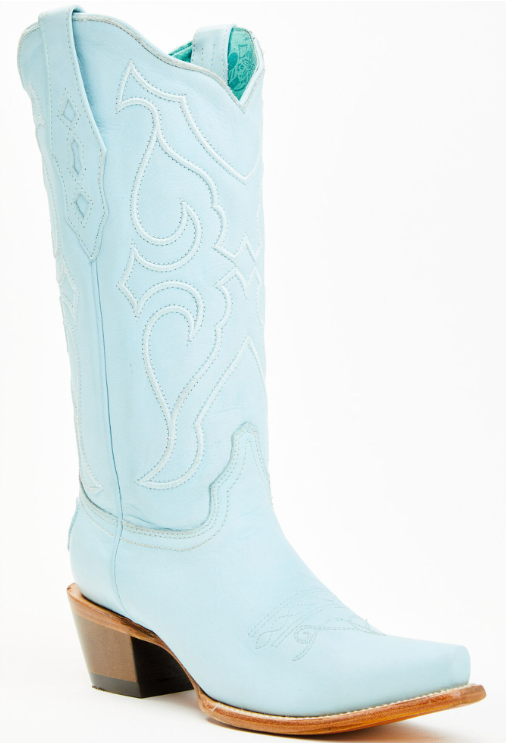Corral Ladies Baby Blue Embroidery Boot-Z5253