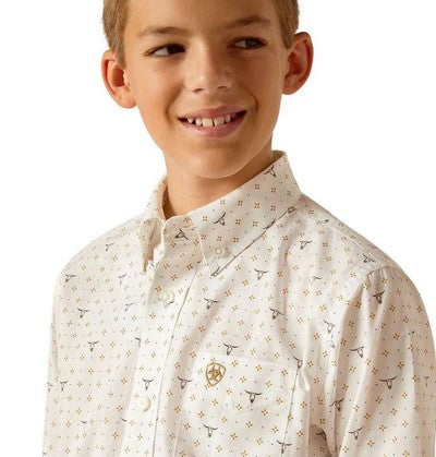 Ariat Youth Edmonds Classic Fit Shirt-10051410