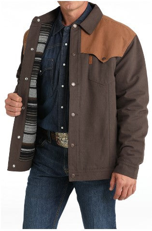 Cinch Men's Brown Canvas Jacket-MWJ1906001