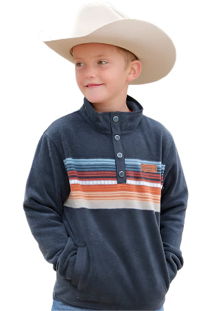 Cinch Youth Stripe Serpa Pullover-MWK5150001