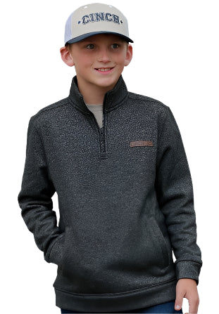 Cinch Kids Black Pullover-MWK5140001