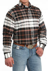 Cinch Men's Oxford Plaid Shirt-MTW1242001