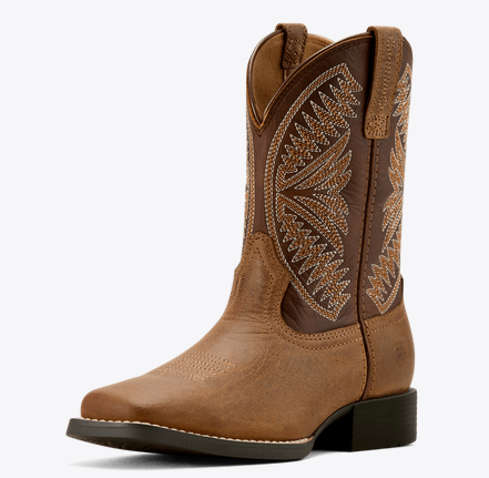 Ariat Youth Ruidoso Western Boot - Pearl - 10061136