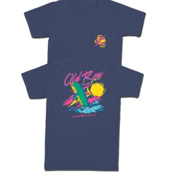 Old Row Outdoors Neon Mahi Pocket Tee - Midnight - WROW3560