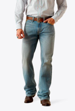 Ariat Mens M4 Corralitos Relaxed Louis Boot Cut Jeans-10058936