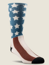 Ariat Faded Patriot Graphic Crew Work Sock - Two Pack - AR3957-981
