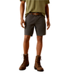 Ariat Mens Rebar Grey DuraStretch Made Tough 8" Shorts-10058729
