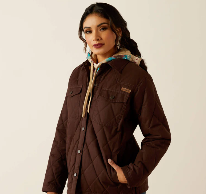 Ariat Women's Grizzly Quilted Barn Jacket - 10052401