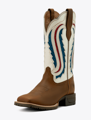 Ariat Ladies Hybrid Ranchwork VentTEK 360 Wide Square Toe Western Boot-10061143