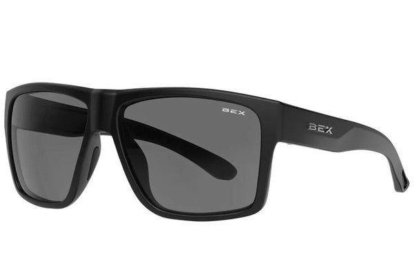 Bex Sunglasses Pillar Black Gray Large Fit-S154BKGY