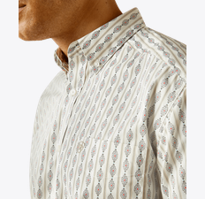Ariat Men's William White Classic Fit Shirt-10058763