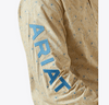 Ariat Men's Khaki Blue Team Alder Fitted Shirt-10058978