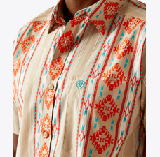 Ariat Men's Tan Wade Classic Fit Shirt-10058751