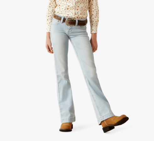 Ariat Girls Zoe Trouser Jean - Fawn - 10060982