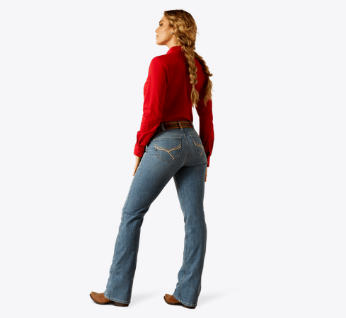 Women's "Cecilia" High Rise Boot Cut Jean - Veracruz - 10061394