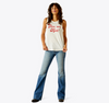 Ariat Women's "Give Em Hell" Tank Top - Coconut Milk - 10059030