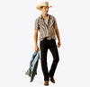 Ariat Men's Short Sleeve "Haven" Retro Fit Shirt - Black - 10058714