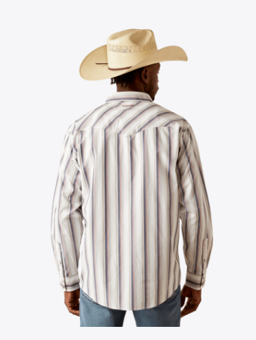 Ariat Men's Pro Seris "Warrick" Classic Fit Shirt - White - 10058757