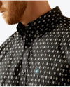 Ariat Mens Black Steele Classic Fit Shirt-10059015