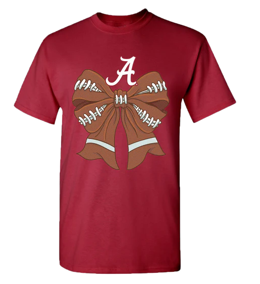 Girlie Girl Orginals Ladies Alabama Football Bow Cardinal