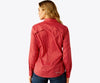 Ariat Women's VenTek Shirt - Equestrian Red Stripe - 10058803