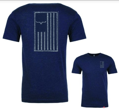 Kimes Ranch Mens Patched Midnight Navy TShirt