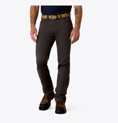 Ariat Men's Rebar M7 Dura Stretch Made Tough Straight Pant - Rebar Grey - 10036733
