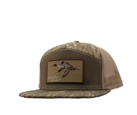 East Coast Waterfowl 7 Panel Pintail Patch Hat - New Bottom Land - SQ0007836