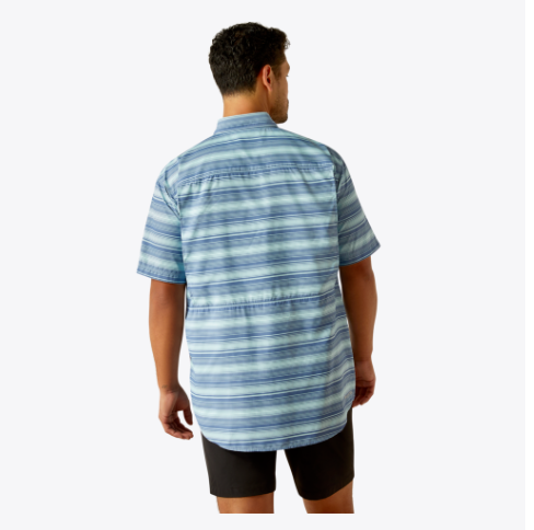 Ariat Men's VentTEK Outbound Classic Fit Shirt - Blue Raven - 10058788
