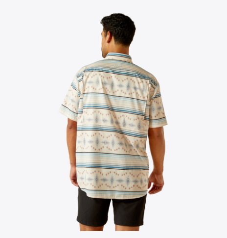 Ariat Men's VentTEK Classic Fit Shirt - Moonbeam - 10058810
