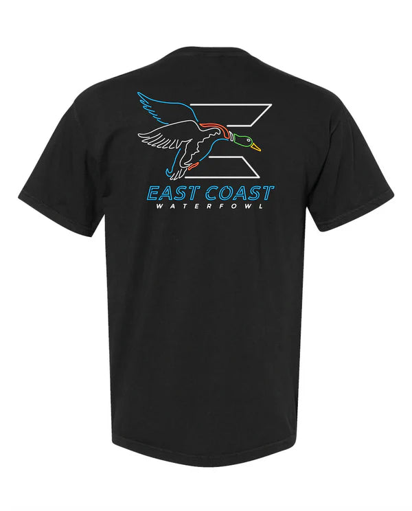 Black Neon East Coast Waterfowl T-Shirt - SQ4
