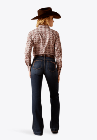 Ariat Ladies High Rise Florida Naz Slim Trouser Jeans-10047324