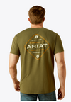 Ariat Mens Military Heather Roped Diamond TShirt-10062414