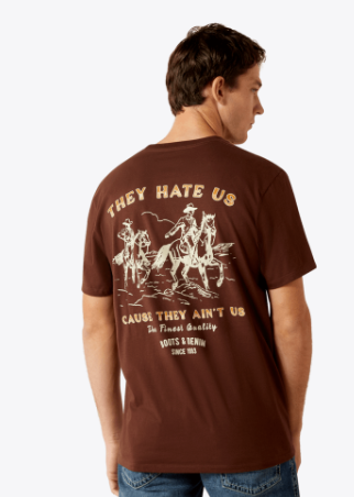 Ariat Mens Mahogany They Aint Us Classic Fit Tshirt-10062422
