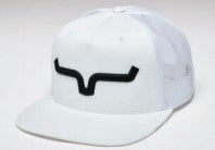 Kimes Ranch Super Charged Flat Bill Hat - White