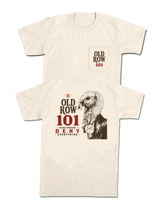 Old Row The 101 Pocket Tee - Ivory - WROW-3266