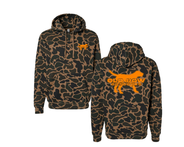 Old Row Outdoors Pointer Duck Camo Hoodie - Camo - WROW3840