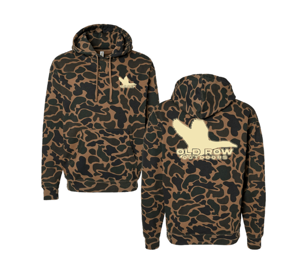 Old Row Outdoors Flying Duck Camo Hoodie - Camo - WROW3841