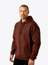 Ariat Mens Deep Mahogany Logo Hoodie-10065839