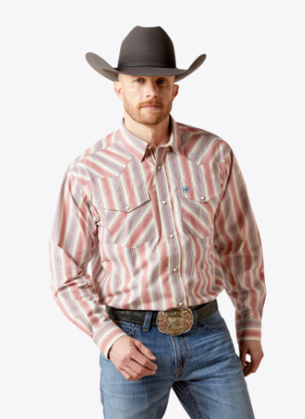 Ariat Mens Cream Pro Series Flynn Classic Fit Shirt-10065783