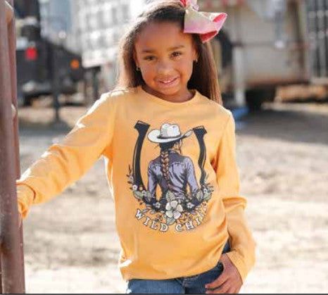 Cruel Girl Long Sleeve Wild Child T Shirt Ctk8860007/CTK89900009