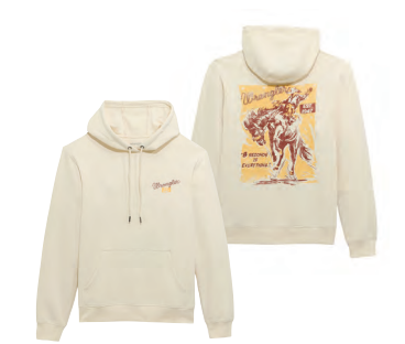 Wrangler Cream 8 Seconds Is Everything Sweatshirt-112373987