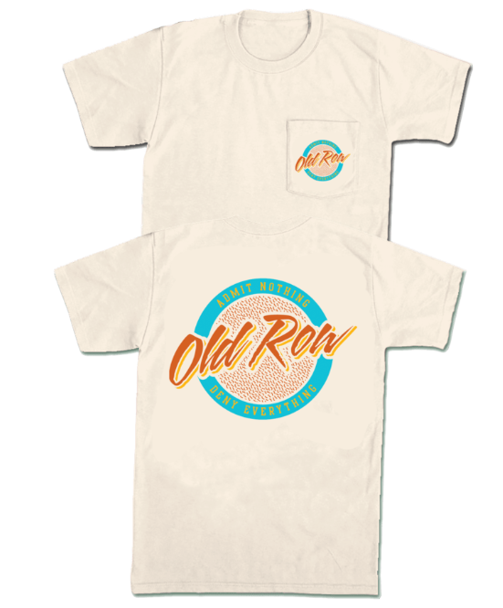 Old Row Circle Logo Pocket Tee - Ivory - WROW3521
