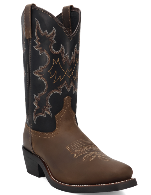 Laredo Mens Iron Ridge Leather Boot - Brown/Black - 70050